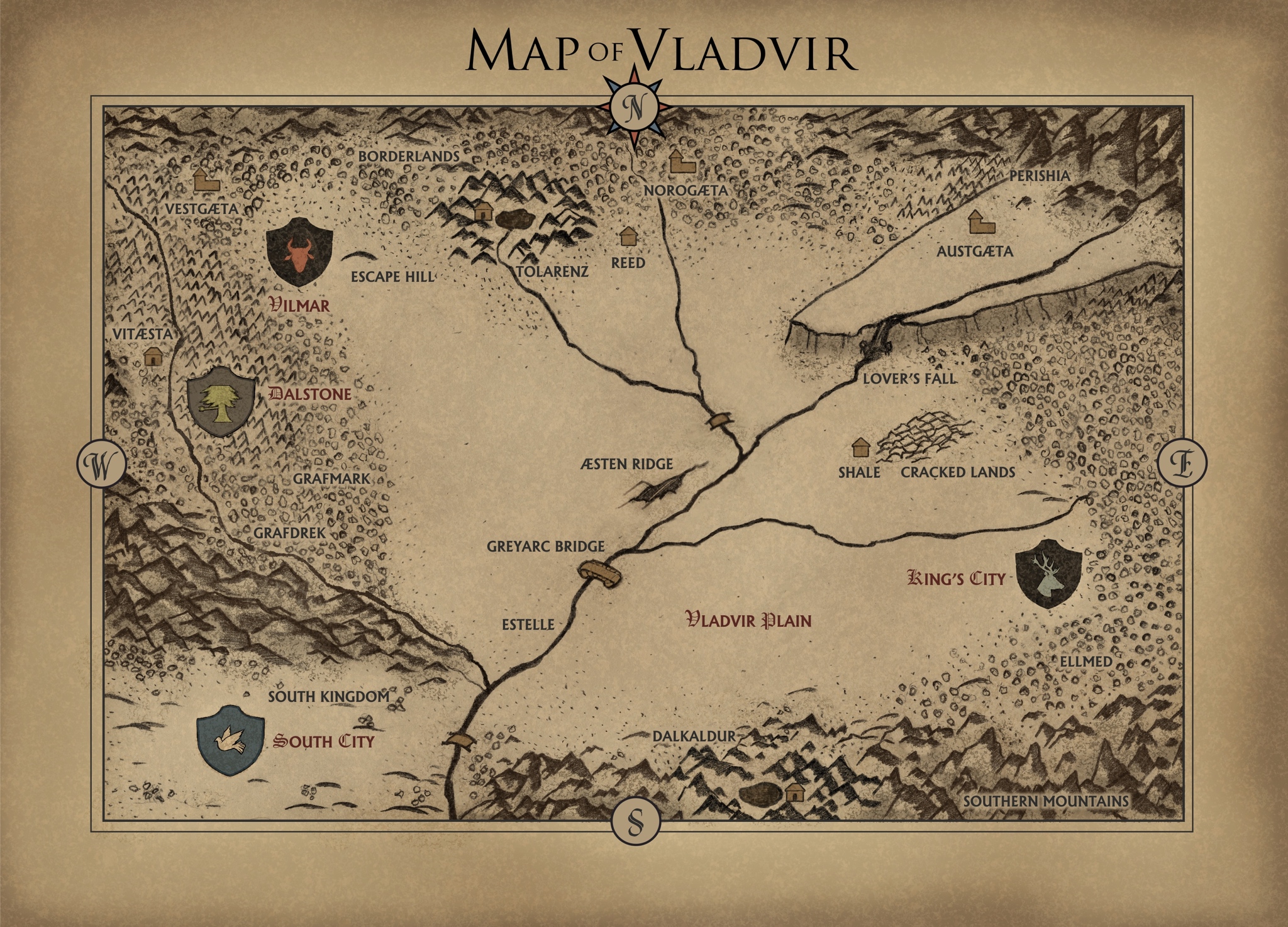 Map of Vladvir
